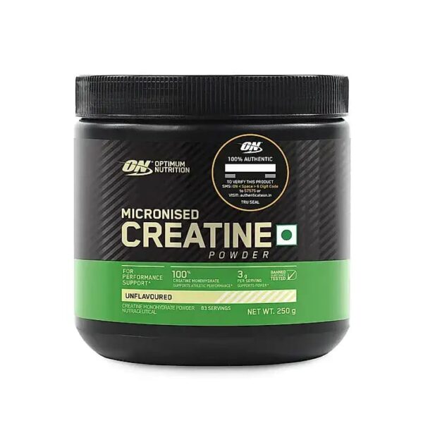 Optimum Nutrition (ON) Micronized Creatine Monohydrate Powder - 100 gm (0.22 Lb)